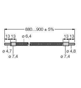 Guide optique en verre Turck IF23S