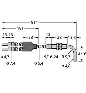 Turck Glas-Lichtleiter BTA23S