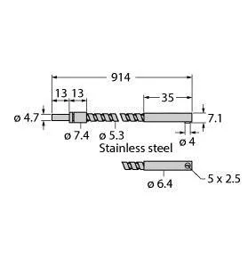 Turck Fibre optique en verre IAR.753SMTA