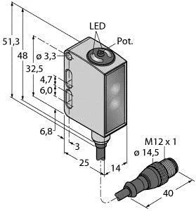 Turck Capteur optique QM26EPXLPCQ5