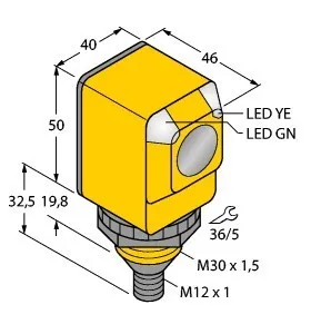 Capteur opto Turck Q40SP6FF600Q