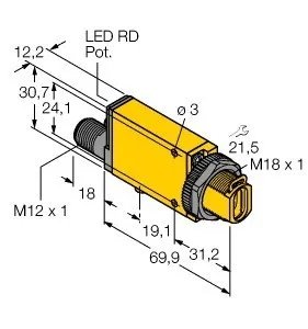 Turck Opto Sensor MIAD9FQ