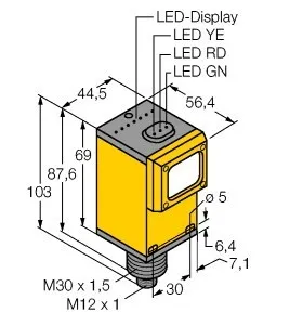 Turck Capteur optoélectronique Q45BB6CVQ5