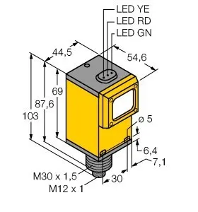 Turck Capteur optoélectronique Q45BB6LPQ5