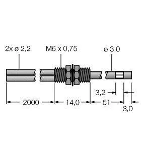 Turck Kunststoff-Lichtleiter PBPS46UMT