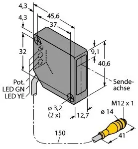 Turck Opto-Sensor PD45VP6C200Q
