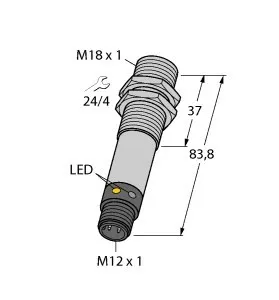 Capteur opto Turck M18SP6FF100Q