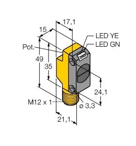 Turck Opto-Sensor QS18VP6RBQ8