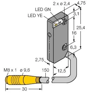 Turck Capteur miniature VS4AP5RQ