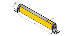 Turck Protection de personne LS2TR30-150Q8
