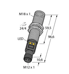 Turck Capteur de température M18TIP14Q