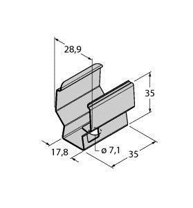 Turck Support de montage SMBWLS28SP