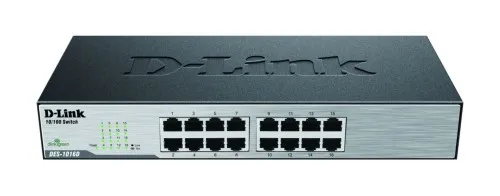 D-Link DES-1016D/E, Switch Ethernet non géré 16 ports 10/100 Mbit/s