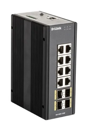 Switch industriel 12 ports Gigabit D-Link DIS-300G-12SW