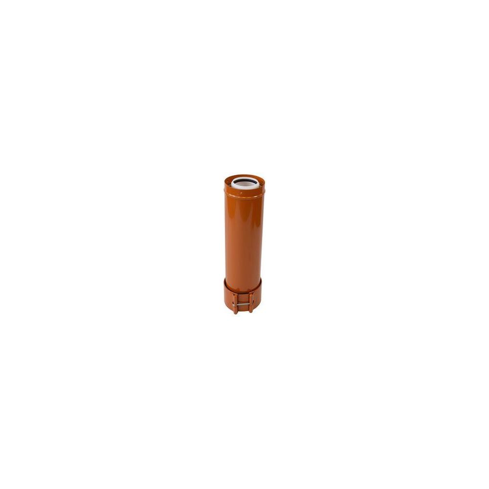 Skoberne Prolongateur de traversée de toit D80/125, 0,5 m, rouge tuile, 710082
