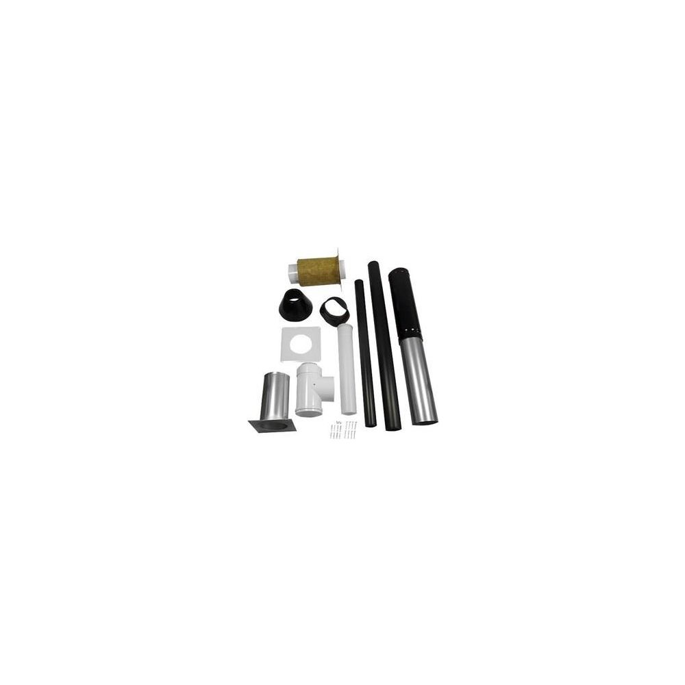 Skoberne Traversée de toit GP Unifix 165, 0,4m, D80/125, 25-45°, Noir, 750003