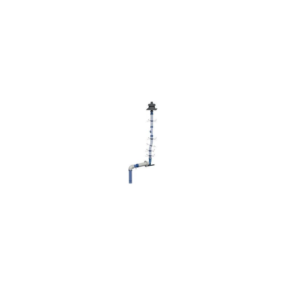 Élément de conduit Skoberne Porifix 210x210x1.000 mm, avec AGL80, 751001