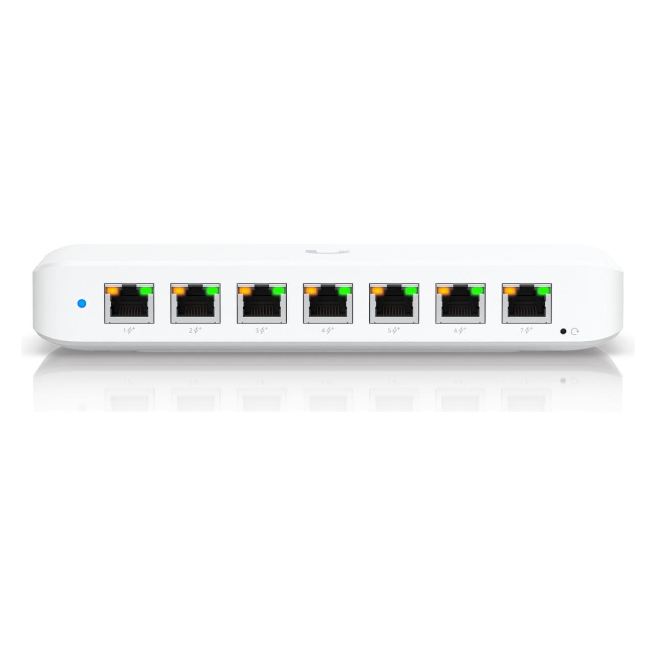 Ubiquiti UniFi Ultra 8-Port Switch Layer 2, PoE+ blanc