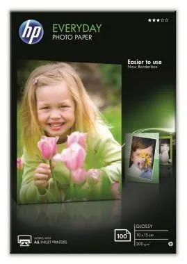 Papier photo HP CR757A 10x15 cm brillant 100 feuilles