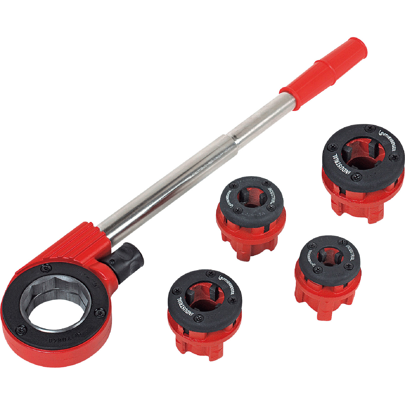 Jeu de filières à fileter ROTHENBERGER Industrial SuperCut Premium 4 têtes de coupe en coffret - (Produit reconditionné, coffret endommagé)