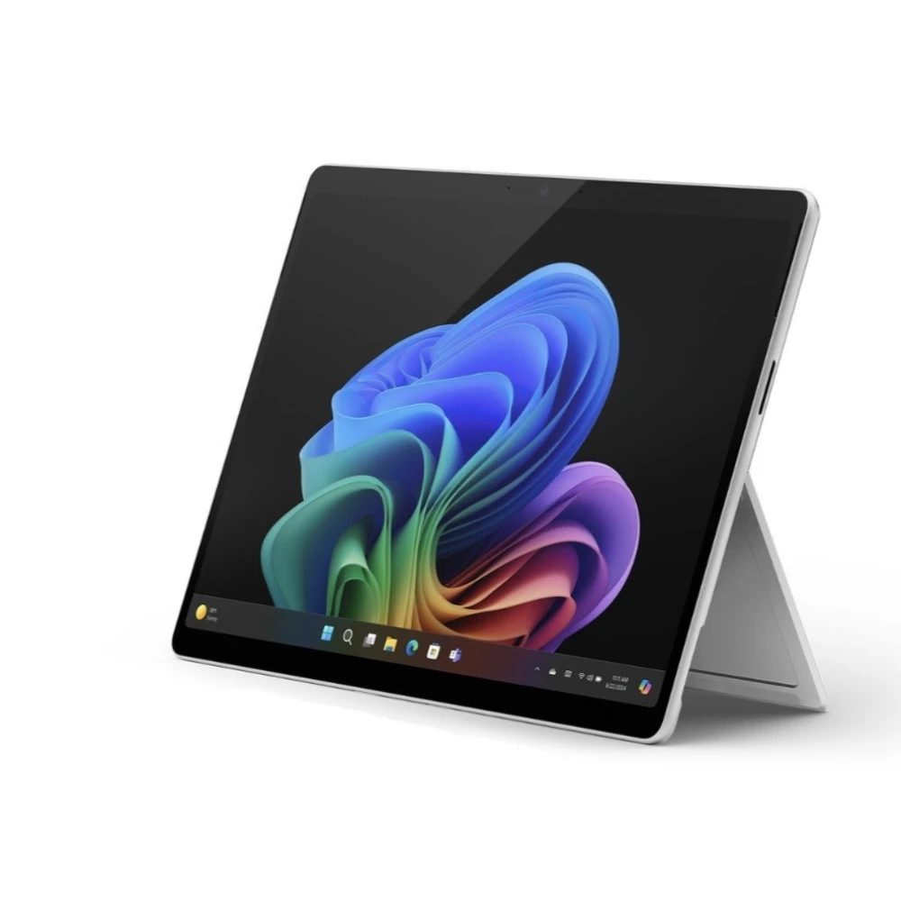 Microsoft Surface Pro 11 Gen. Snapdragon® X Elite Tablette professionnelle 33 cm (13") Platine 16 Go RAM, 1 To SSD, Win 11 Pro