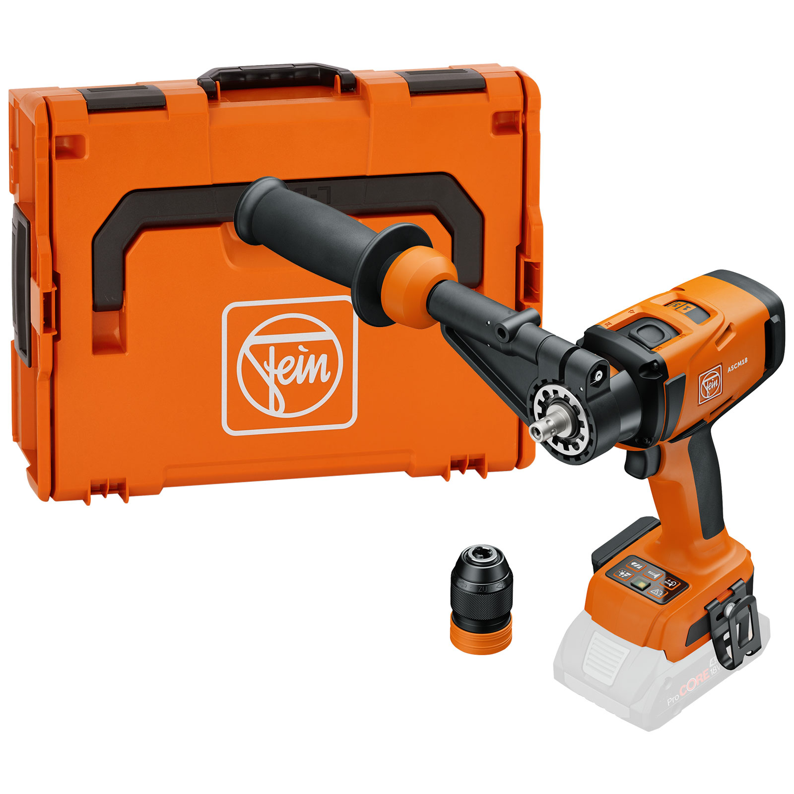 Perceuse-visseuse à percussion 4 vitesses sur batterie FEIN ASCM 18-4 QMP AS Solo en L-Boxx - 71161661000 (Produit reconditionné avec défauts esthétiques)