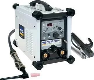 Poste à souder TIG Gys PROTIG 200 DC HF avec accessoires 5-200 A refroidi au gaz