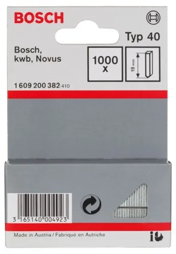 Bosch Power Tools pointes Type 40, 19 mm - 1609200382