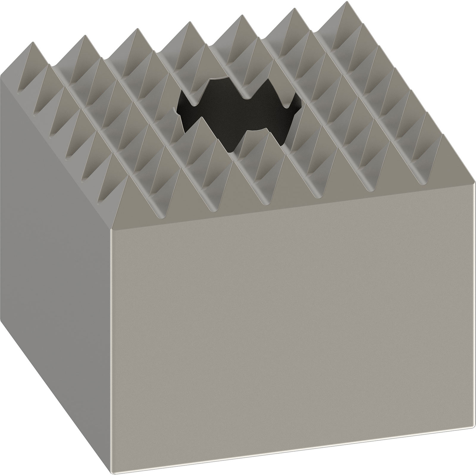 Plaque de ponçage SDS max-4C en acier, Bosch PRO, 60 x 60 mm