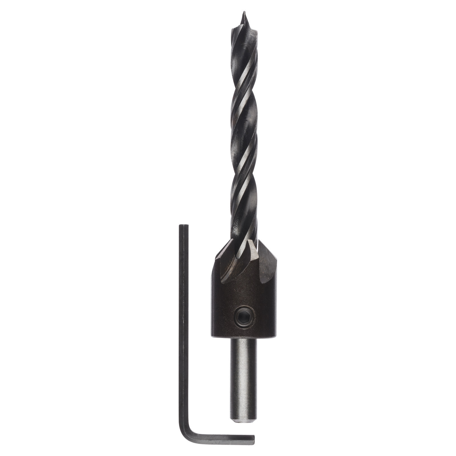 Mèche hélicoïdale Bosch pour bois avec fraise à chanfreiner 8 mm