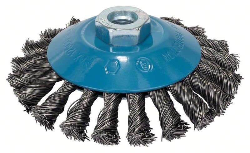 Brosse conique PRO Metal heavy de Bosch, 115 x 0,5 mm, filetage M14
