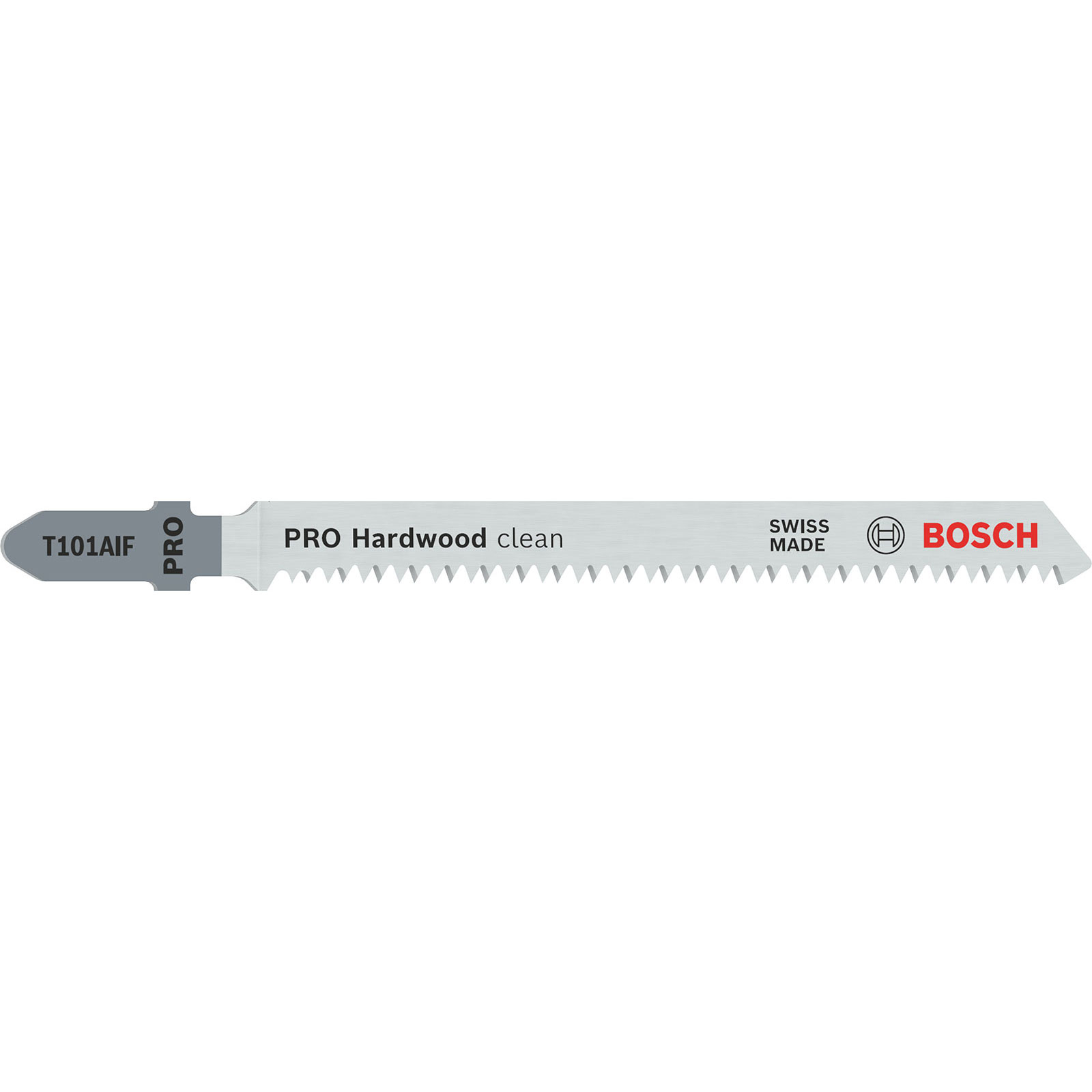 Lame de scie sauteuse Bosch T 101 AIF Longueur totale 100 mm Dent. 1,7 mm BIM 5 pièces/carte — lot de 5 pièces