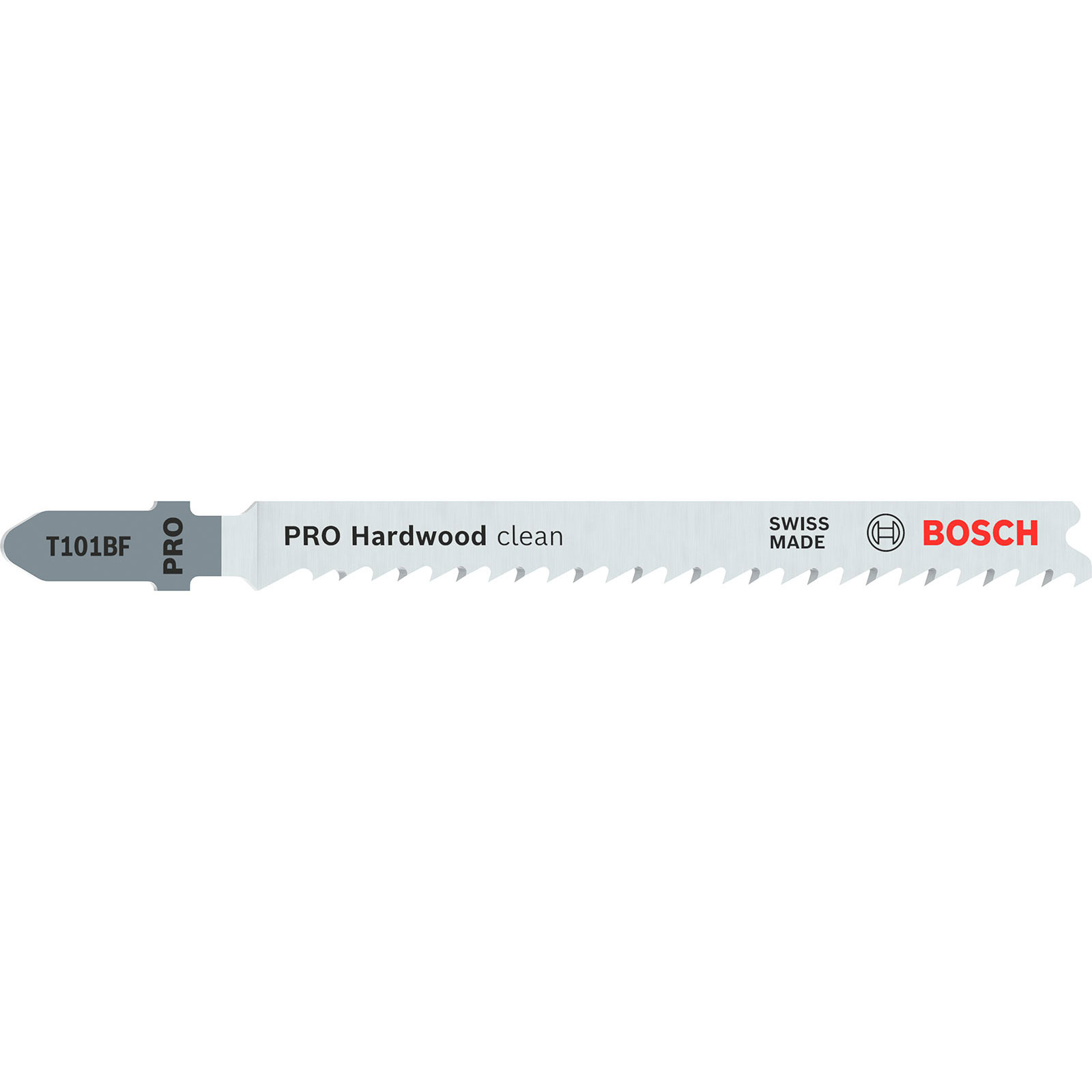Lame de scie sauteuse Bosch PRO Hardwood clean T101BF, 100 mm, 25 pièces — lot de 25 pièces