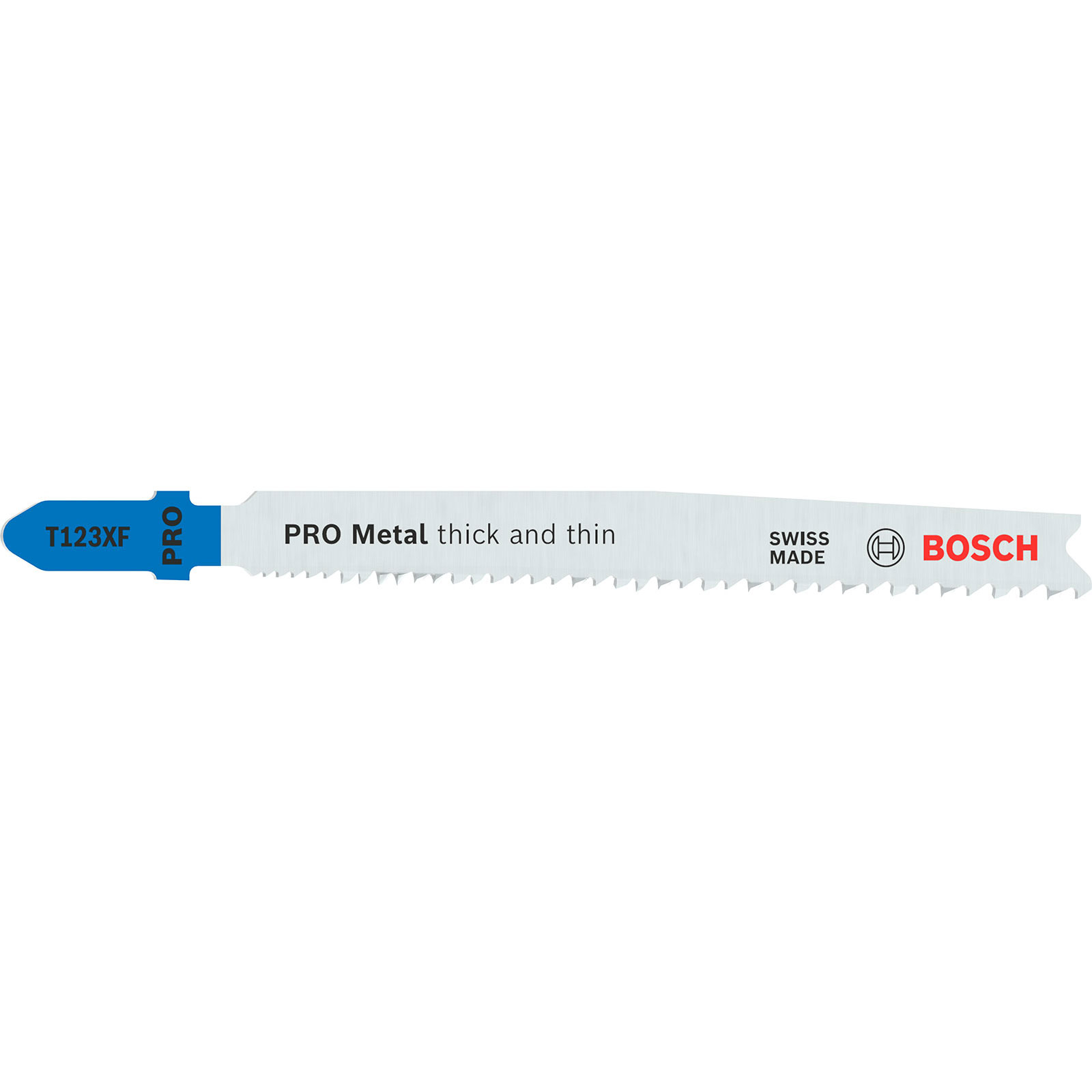 Lame de scie sauteuse Bosch PRO Metal thick and thin T123XF, 100 mm, 25 pièces — lot de 25 pièces
