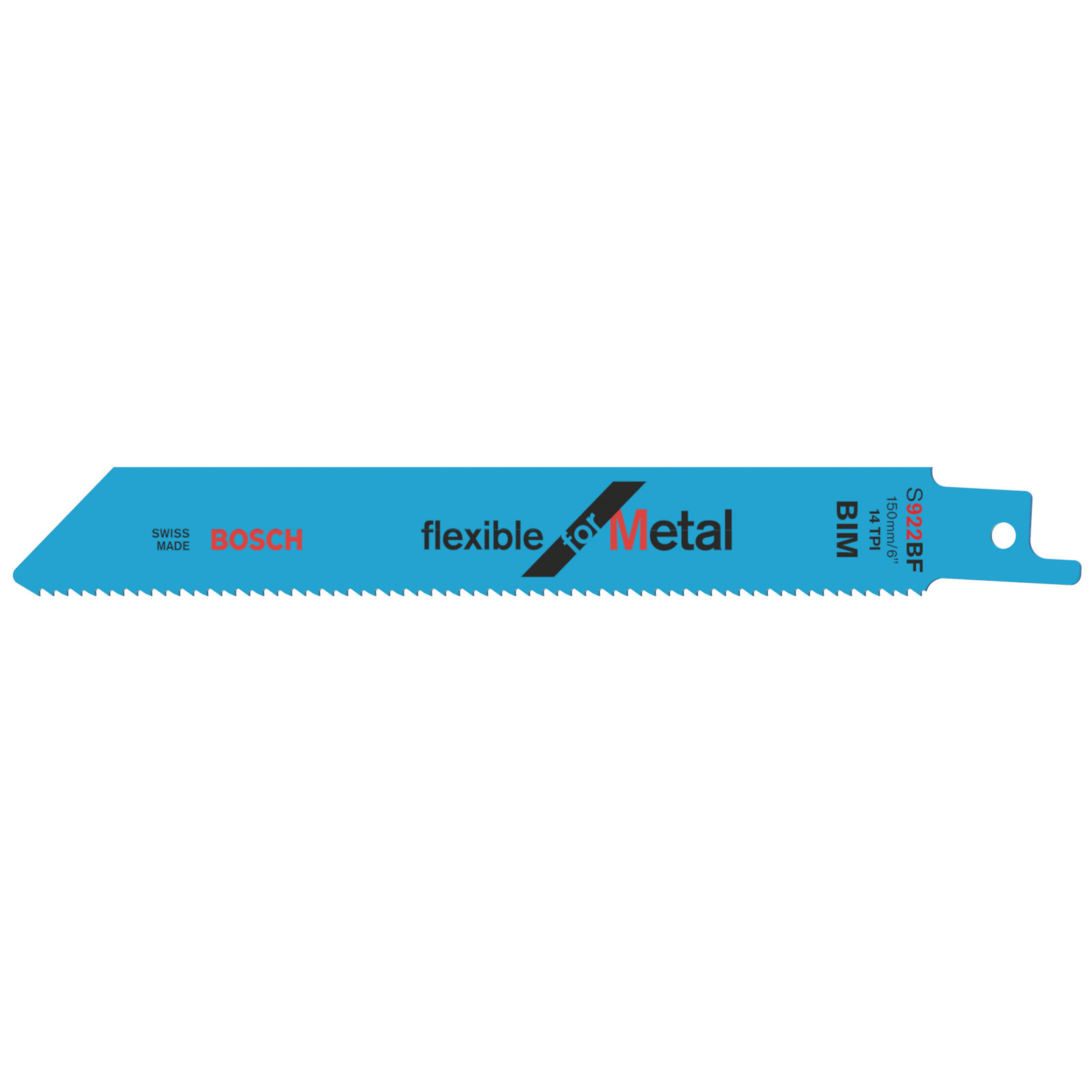 Lame de scie sabre Bosch S 922 BF Flexible for Metal (lot de 100) — lot de 100 pièces