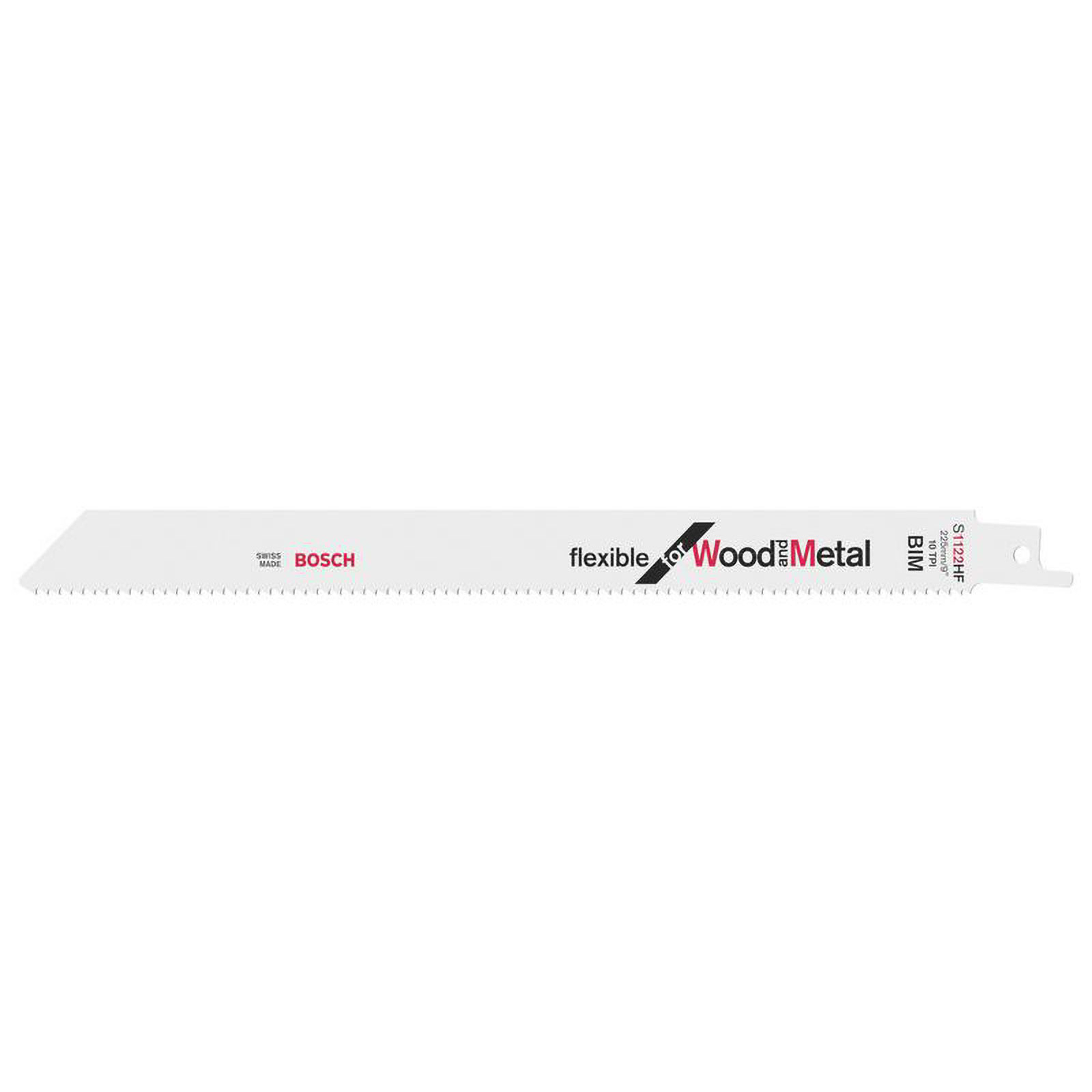 Lame de scie sabre S 1122 HF Bosch pour scies sabres, pack de 100 — lot de 100 pièces