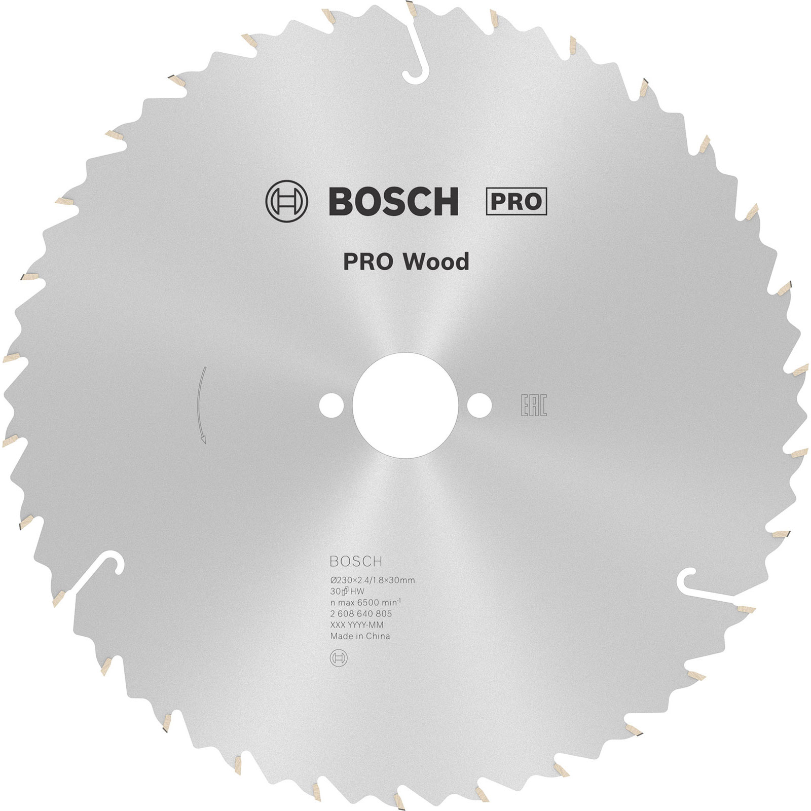 Lame de scie circulaire Bosch Speedline Wood 230x30 mm (Z=30)