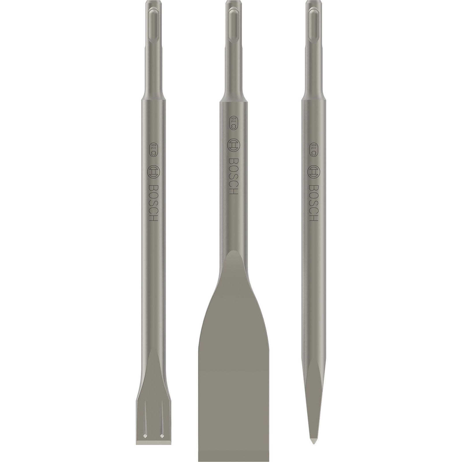 Coffret de burins SDS plus, 3 pièces 250; 250; 260 x 20; 40 mm — lot de 3