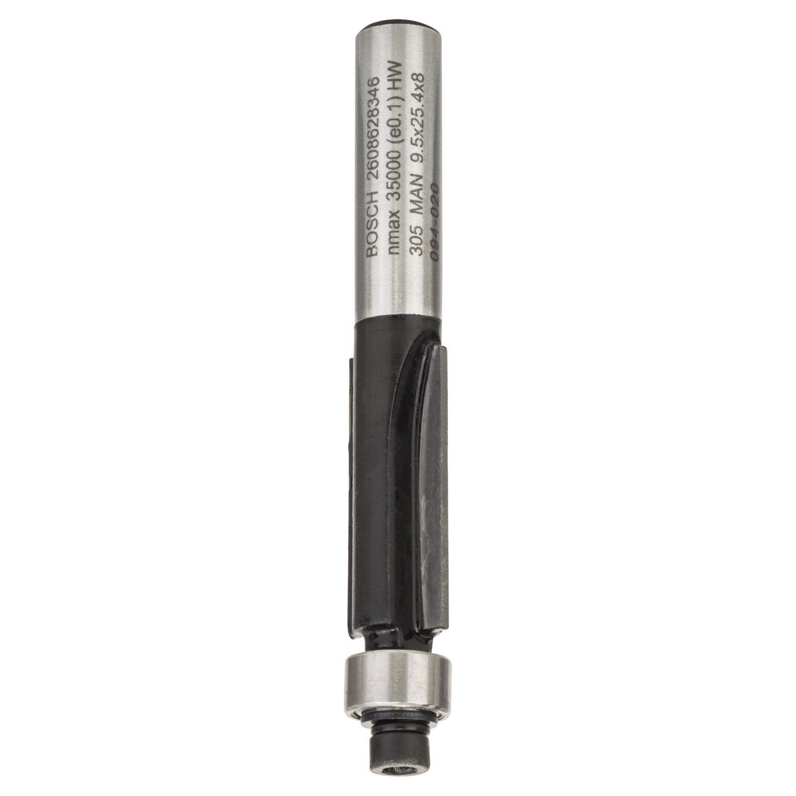 Bosch PRO Fraise à affleurer pour laminé, 8 mm, D1 9,5 mm, L 25,4 mm, G 68 mm