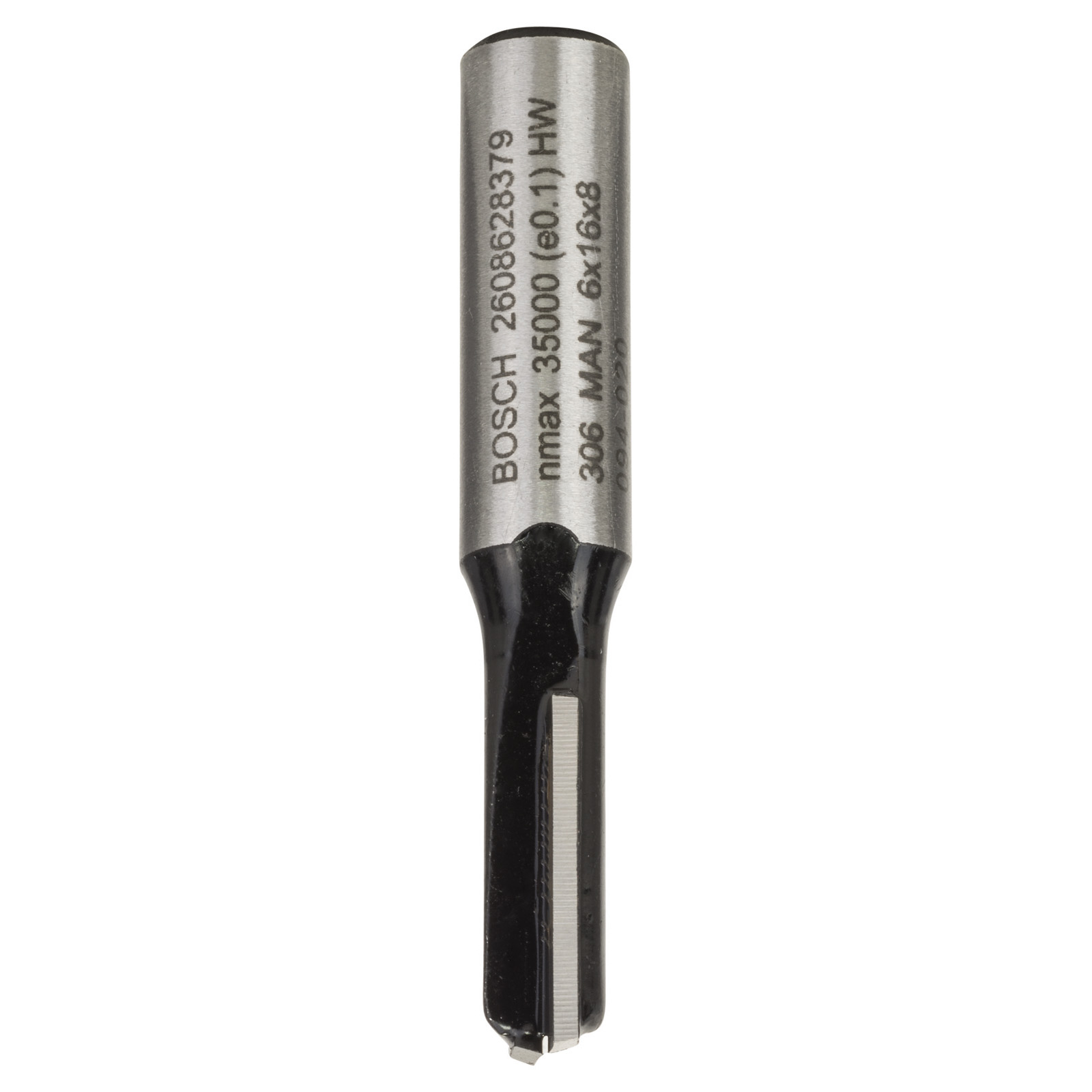 Bosch PRO Fraise à rainurer, deux taillants, Ø 6 × L 15,7, queue 8 mm