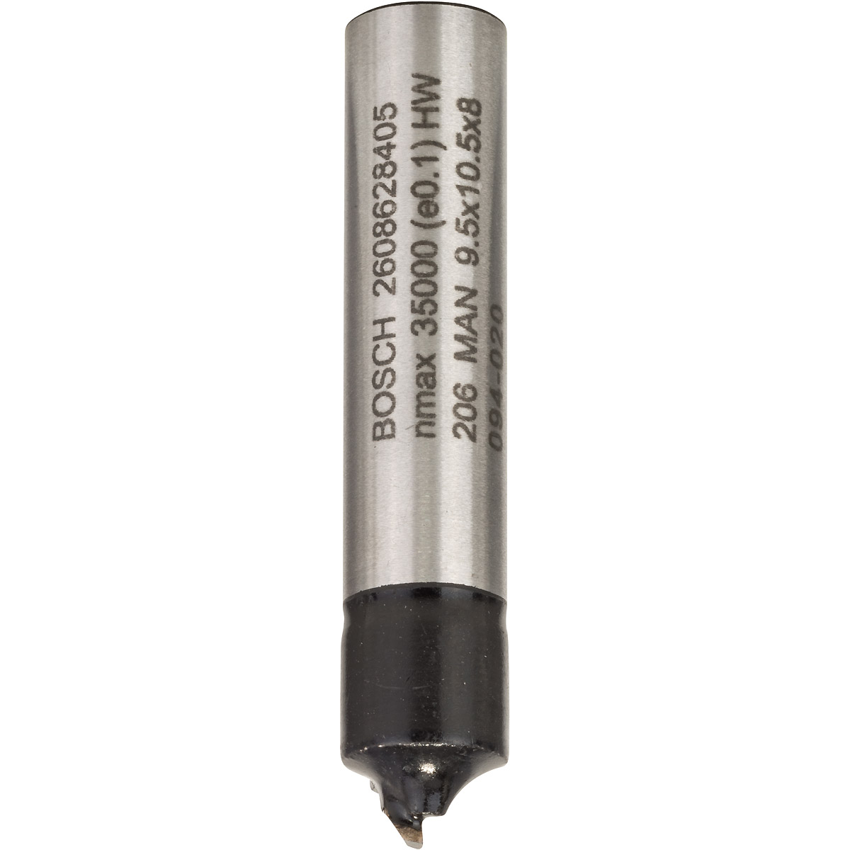 Bosch PRO Fraise à quart-de-rond, 8 mm, R1 3,2 mm, D 9,5 mm, L 10,2 mm, G 41 mm