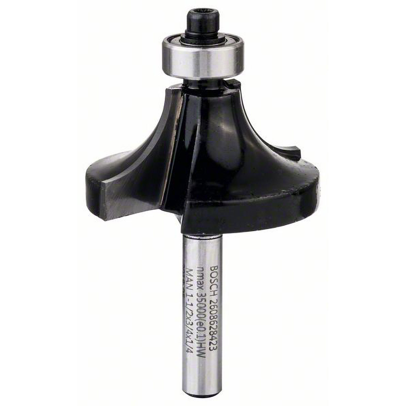 Fraise à arrondir Bosch PRO, rayon 1/2", queue 1/4"