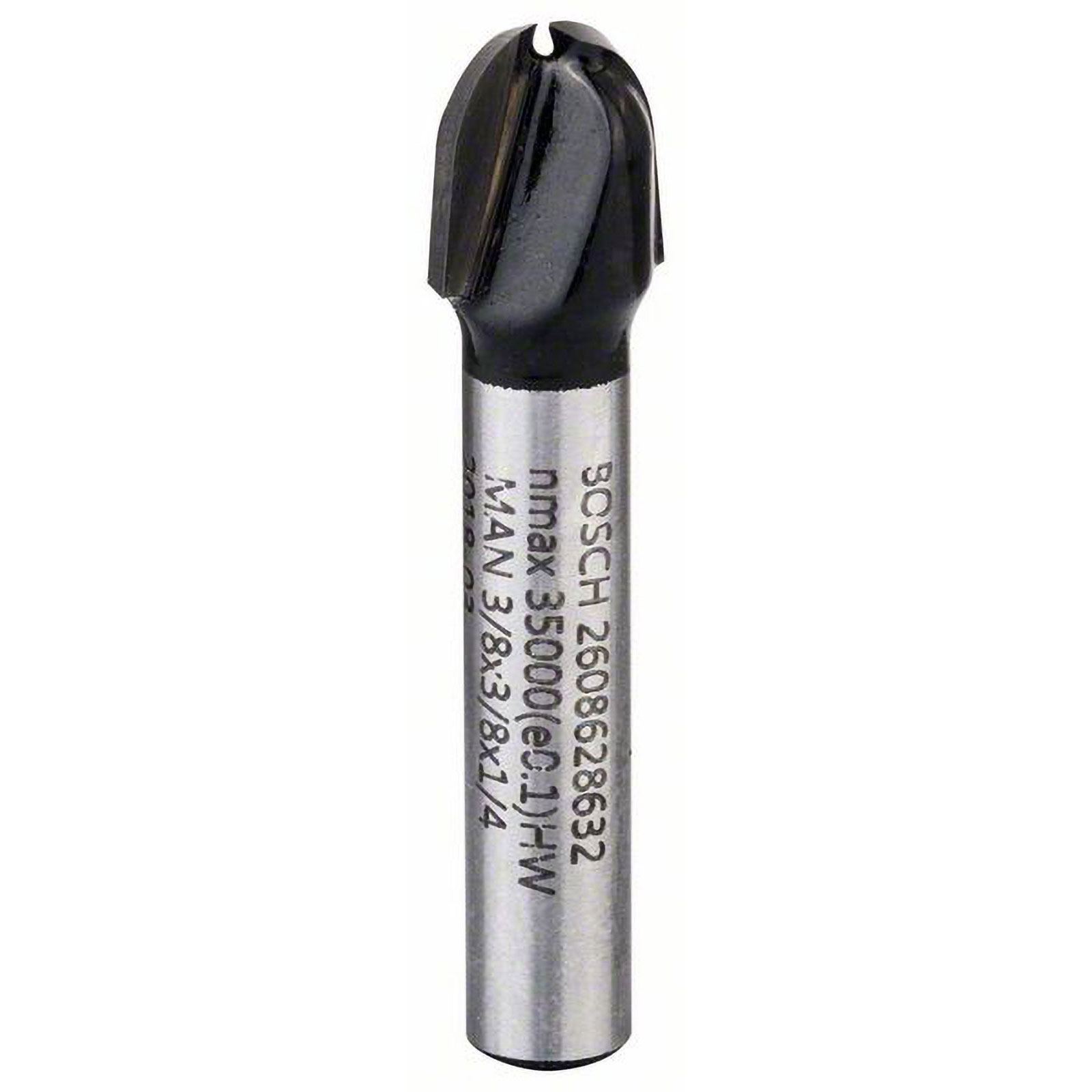 Bosch PRO Fraise à congé creux, R 3/16", queue 1/4"