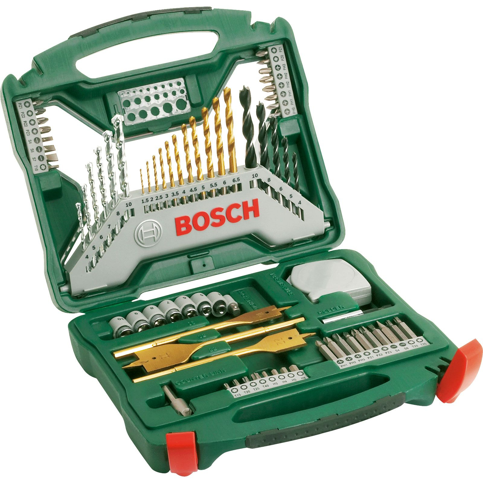 Bosch X-Line Set titane 70 pièces - 2607019329 — lot de 70