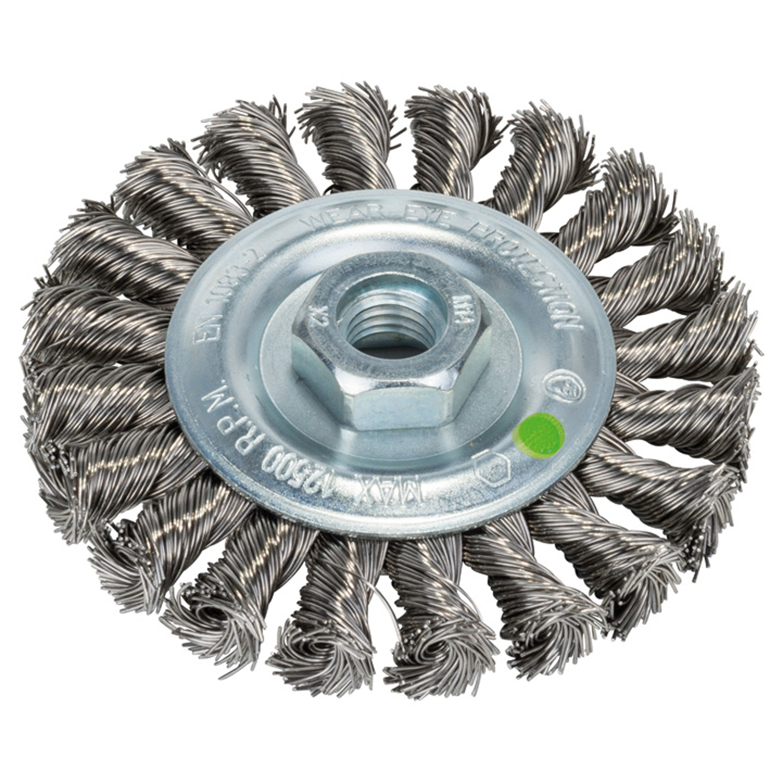 Bosch Brosse à disque pour meuleuse d'angle et droite - Fil torsadé inox, 100mm