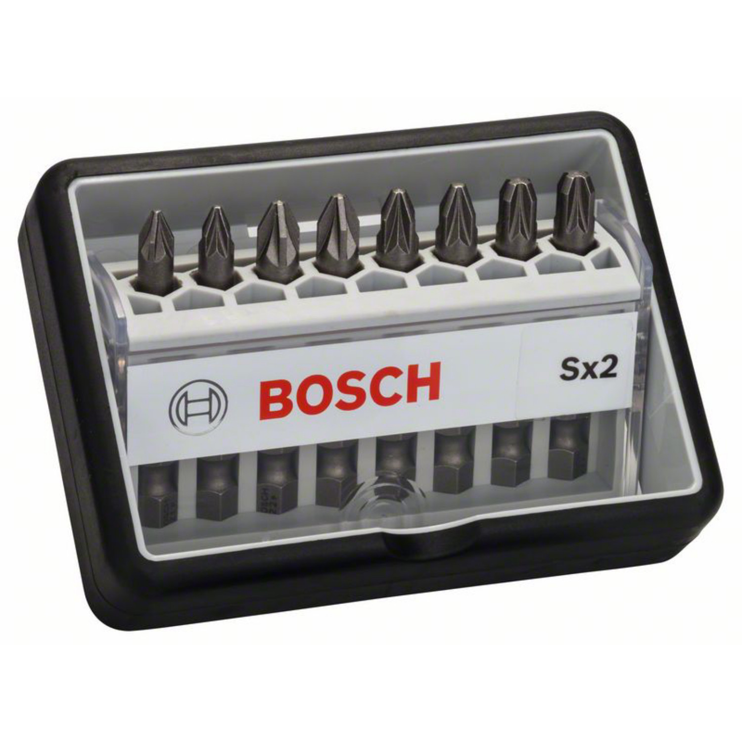 Bosch 8 pièces Set de mèches pour vis Robust Line Sx Extra-dur 49 mm — lot de 8 pièces