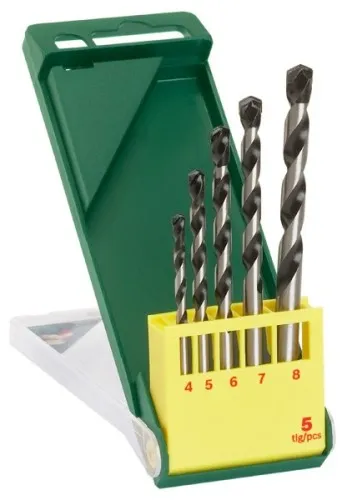 Jeu de forets pour maçonnerie, 5 pièces Bosch 2607019445