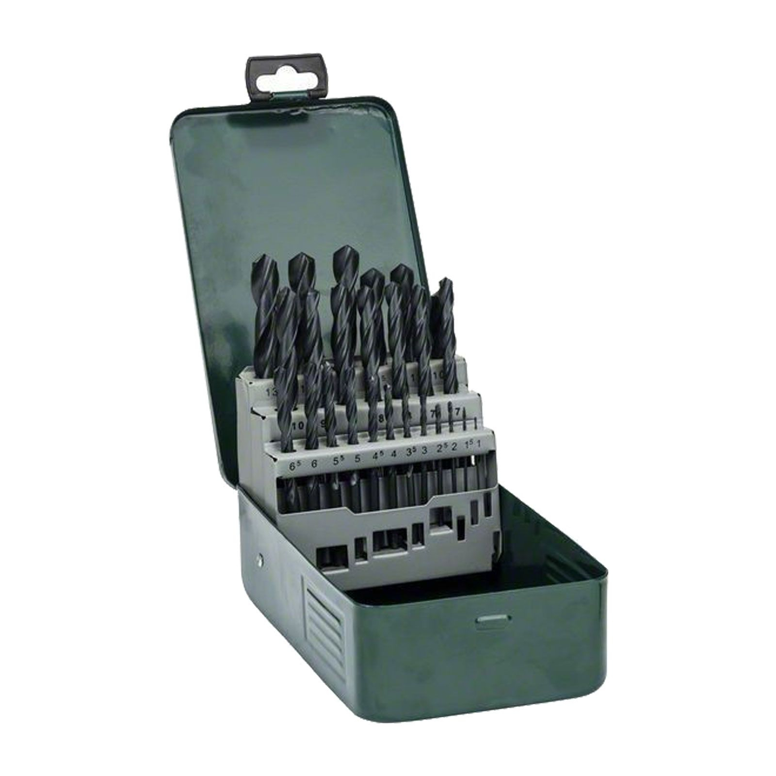 Bosch Set de forets HSS-R 25 pièces 1 - 13 mm (coffret métallique) — lot de 25