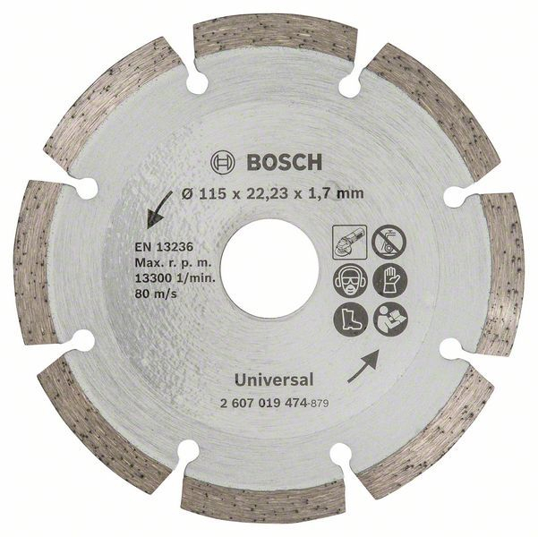 Bosch Disque diamant pour matériaux de construction, Ø 115 mm