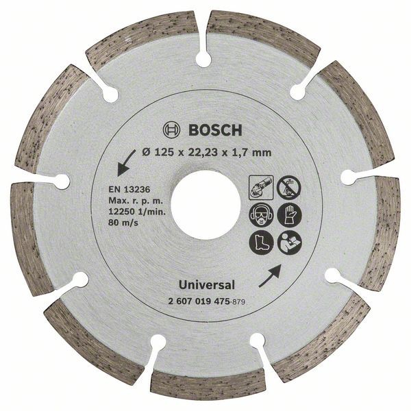 Disque diamant Bosch Power Tools pour tronçonneuse à matériaux de construction 2607019475